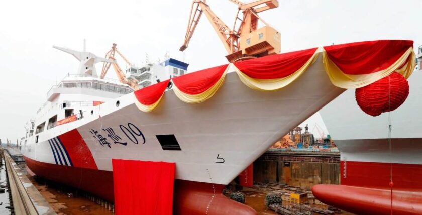 Hochseefähiger Neubau HAIXUN 09 der chinesischen MSA / chinadaily.com.cn