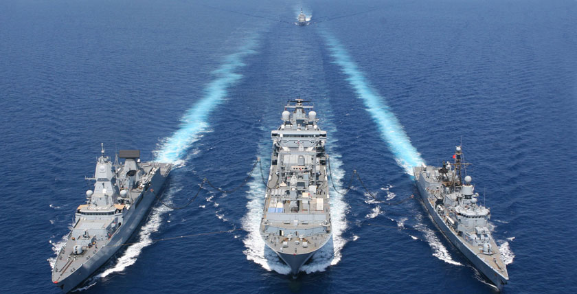 Berlin beim RAS mit Hamburg und Emden. Foto: Bw/Ricarda Schönbrodt