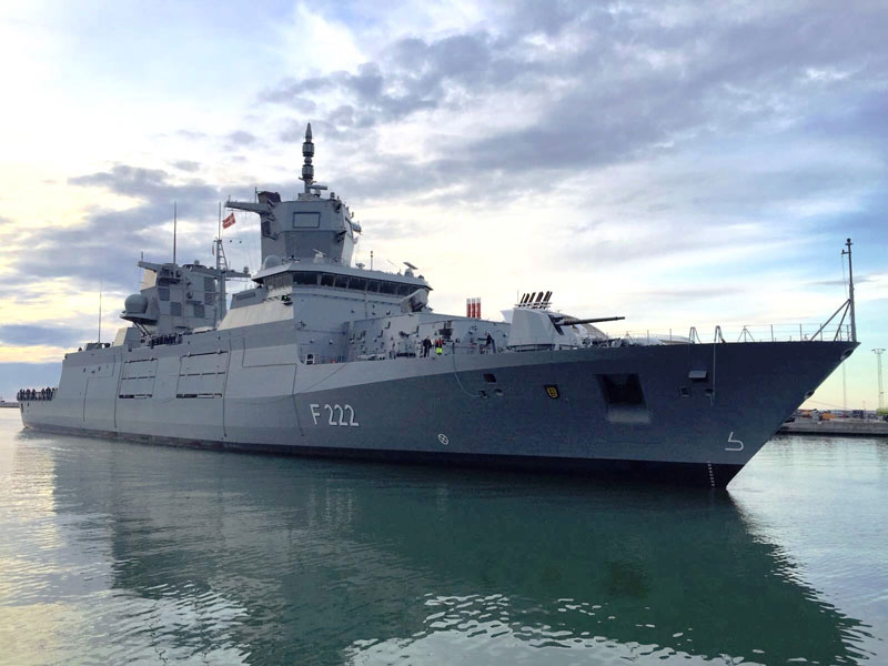 Die Fregatten der Klasse 125 sind mit dem Radar TRS-4D von Hensoldt ausgerüstet. Foto: Hensoldt