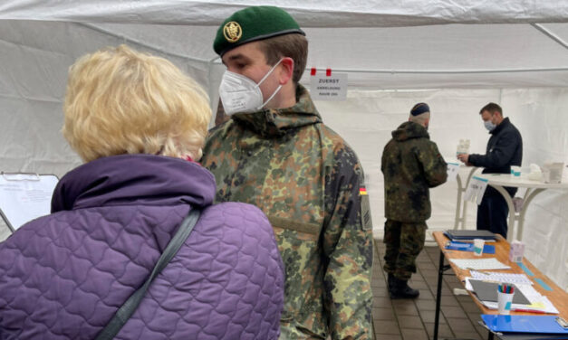 Bremen homeland defence company supports vaccination campaign