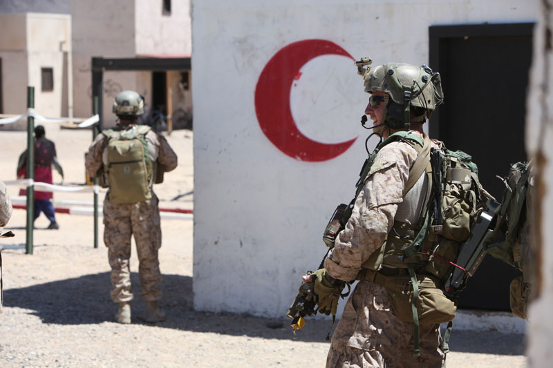 Einsatzausbildung in Kalifornien vor der Entsendung nach Afghanistan. Foto: USMC