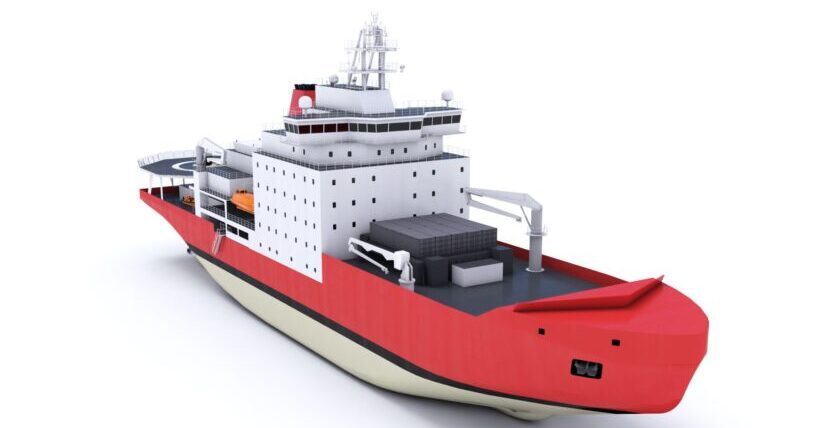 Neubauskizze des argentinischen Polarschiffs. Foto: argentina.gob.ar