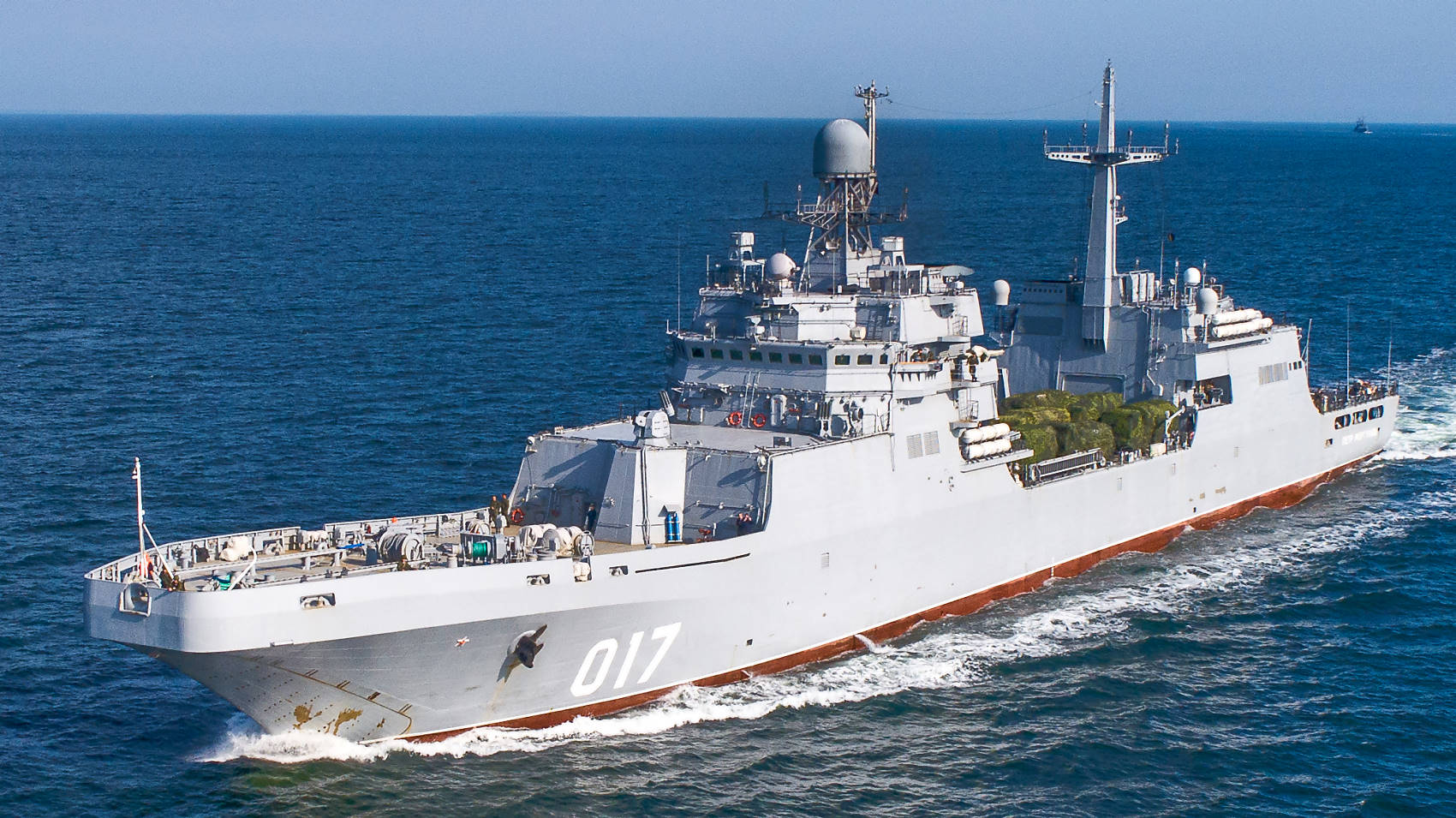 Amphibisches Angriffsschiff "Pjotr Morgunov" der russischen Ivan Gren-Klasse Foto: Michael Nitz