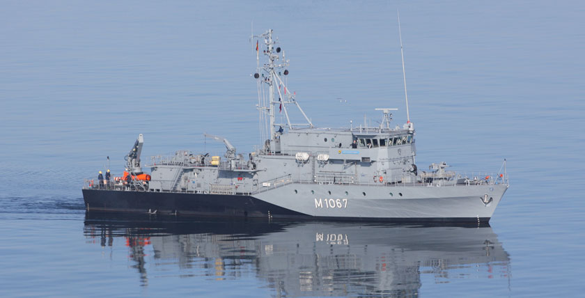 "Bad Rappenau" at sea. Photo: PIZ Marine/Ricarda Schönbrodt