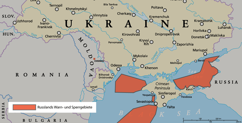 Russlands Sperrgebiete. Grafik: marineforum
