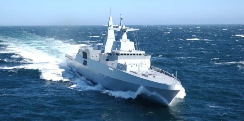Meko-A200 frigate - similar to MEKO-A300; Graphic: tkMS