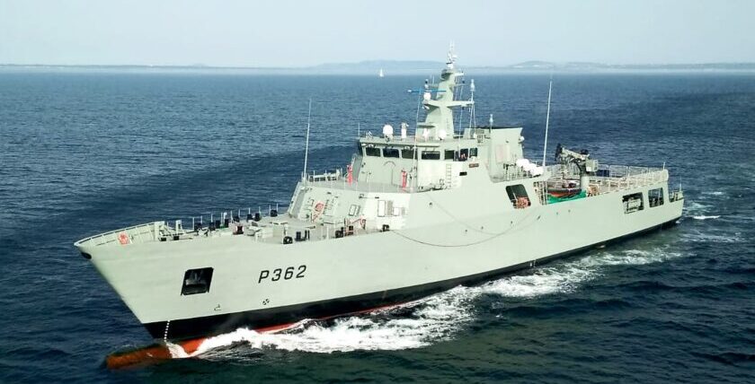 Portugiesisches OPV "Sines" - Schwesterschiff der "Setúbal"; Foto: Marinha Portuguesa