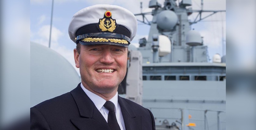 Kommandowechsel auf der Bayern. Foto: PIZ Marine/Kim Brakensiek