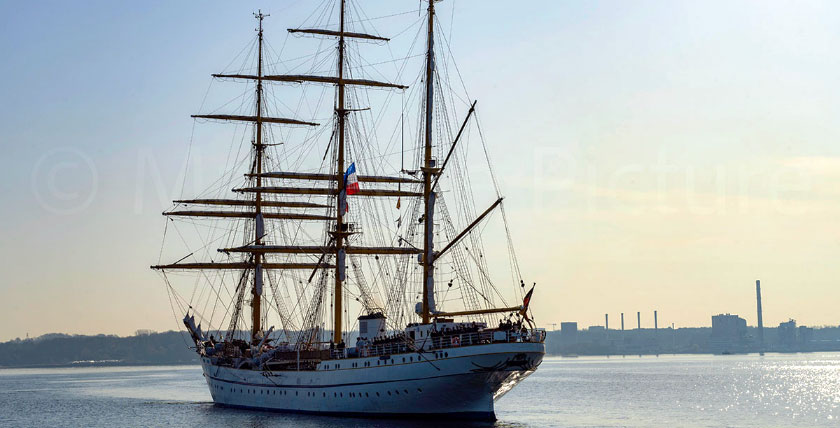 Kommandowechsel auf der Gorch Fock. Foto: D. Angres