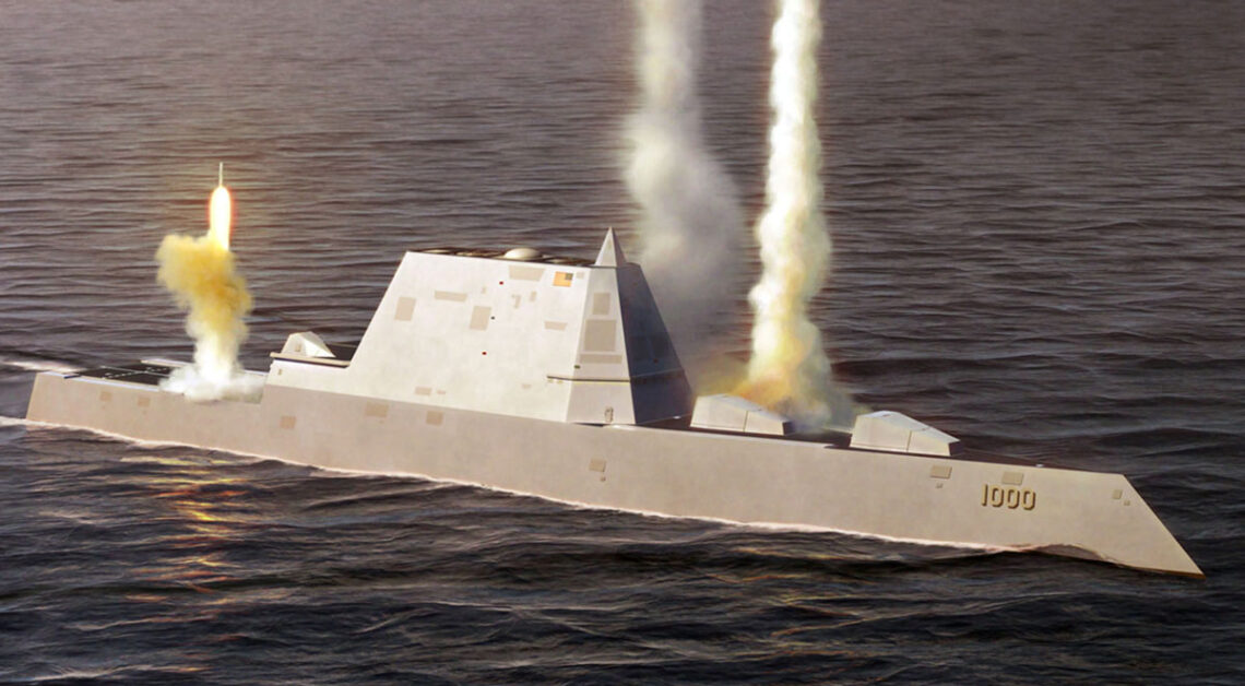 USS Zumwalt, Grafik: US Navy
