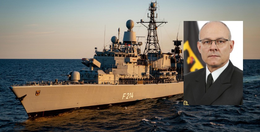 Fregatte „Lübeck“ F214 im Einsatz, Foto Bundeswehr, Tanja Wendt