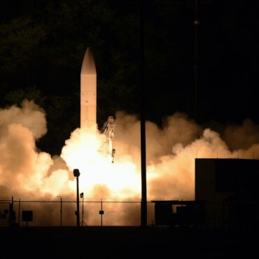 Test des Hyperschallgleitflugköwrpers C-HGB im März 2020, Foto: US Navy