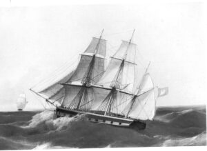 Der kleine Segler DEUTSCHLAND war das erste Schiff der Gesellschaft Fotos: Hapag-Lloyd