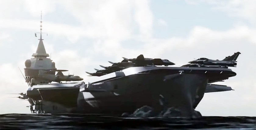 Porte-Avions de Nouvelle Génération - ein Konzeptvideo. Grafik: Rama/MoD-Fra