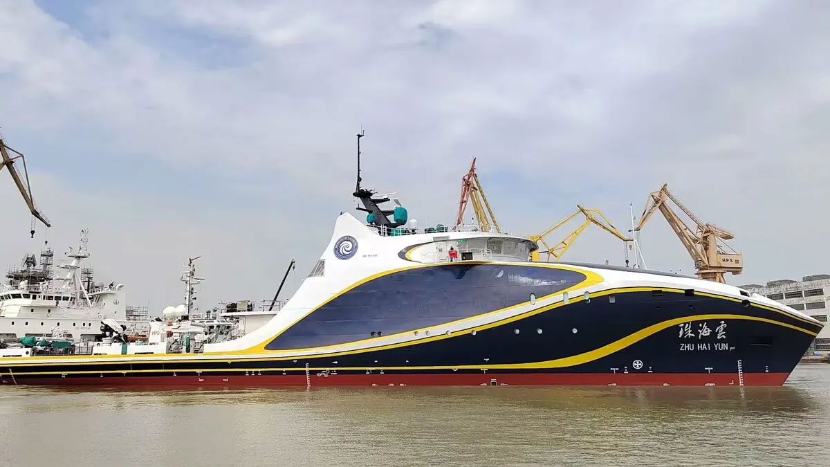 Zhu Hai Yun, chinesischer Technologie-Demonstrator der Sun Yat-Sen Universität, Guanzhou. Foto: Southern Ocean Laboratory