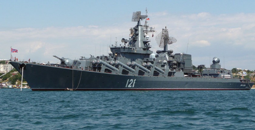 Lenkwaffenkreuzer "Moskwa", Foto: Wikipedia