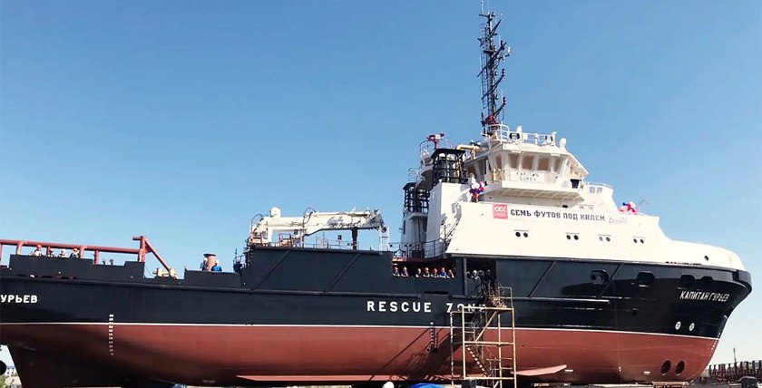 Russischer Marineschlepper Projekt 22870 "Kapitan Guryev". Foto: Zvezdochka