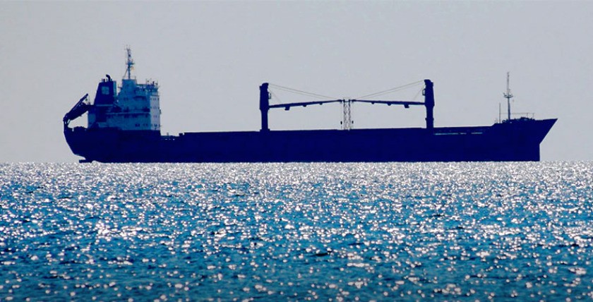 A ship is near the seaport of Pivdenny (Yuzhny) outside Odessa, Ukraine, photo: gcaptain.com