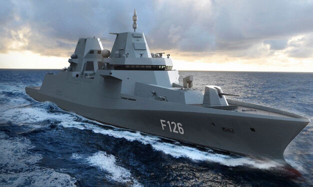 Fregatte 126 auf Kurs