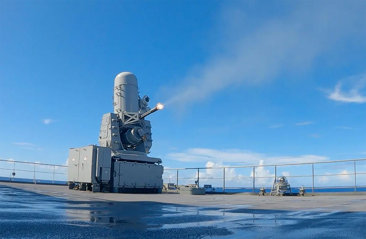 CIWS Phalanx auf Betriebsstoffversorger HMAS Supply. Foto: Royal Australian Navy