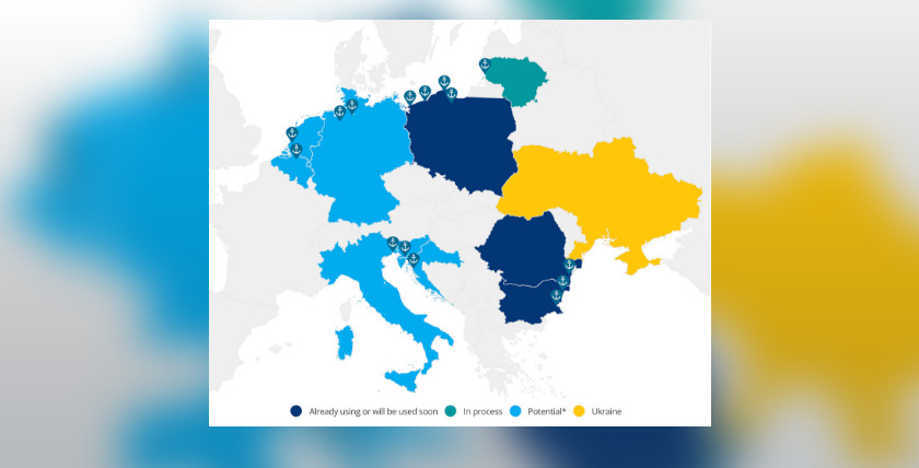 Hauptseehäfen für Exporte, die von anderen Ländern angeboten werden, Foto: https://www.euractiv.com/
