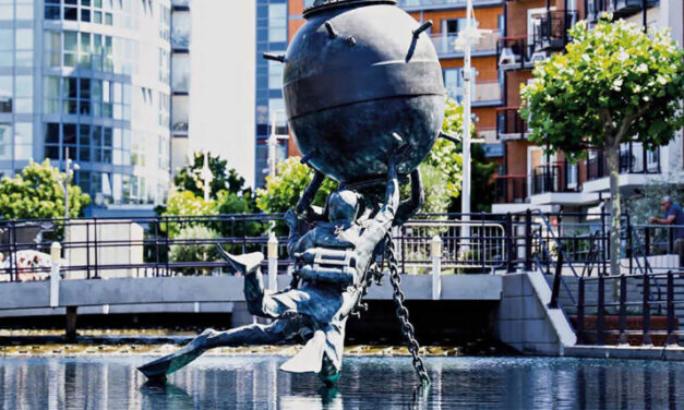 Portsmouth: Britisches Minentaucher-Mahnmal eingeweiht