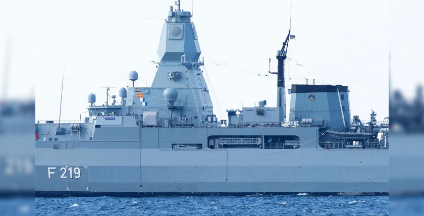 FGS Sachsen Laserwaffenerprobung in See. Foto: M. Nitz