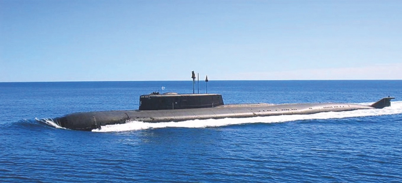 "Belgorod" - Indienststellung des weltgrößten Atom-U-Bootes in Severodvinsk am Weißen Meer. Foto: MoD Russland