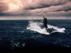 U-Boot Södermanland im Öresund, Foto: Saab