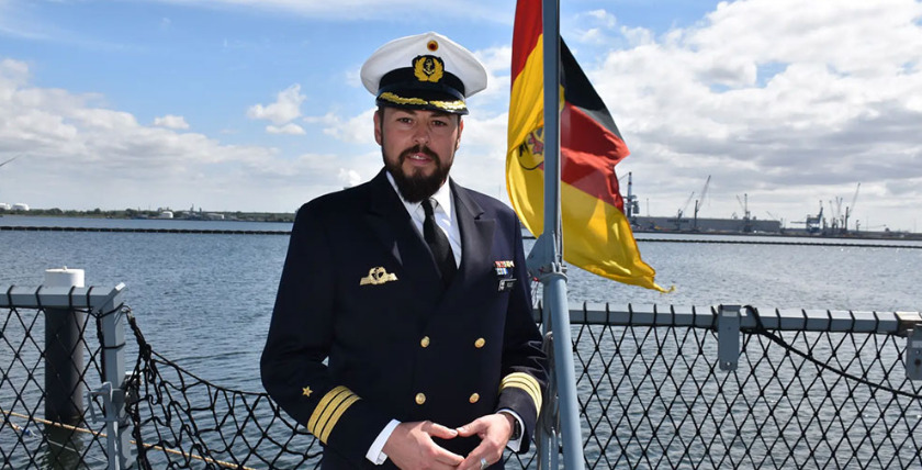 Christian Rodust sagt, er habe mit Charlie eine hervorragende Besatzung übernommen. Foto: Florian Hoese