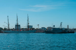 Deutsche Marine präsentiert sich mit Schiffen und Booten zur Hanse Saal 2022, Foto: Daniel Angres