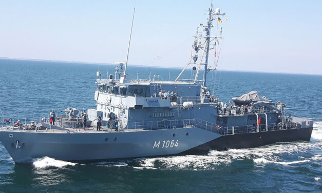 Ägäis: Deutscher Minenjäger als Flaggschiff