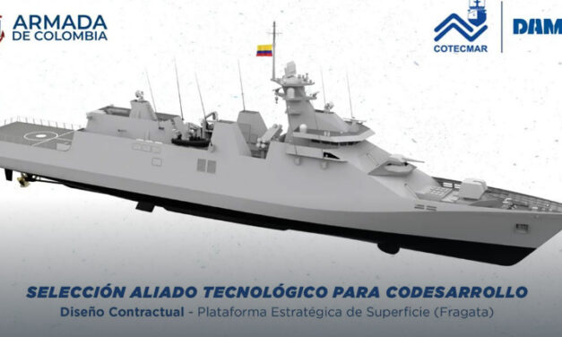 Bogotá: Vertragsunterzeichnung mit Damen für neue Fregatte