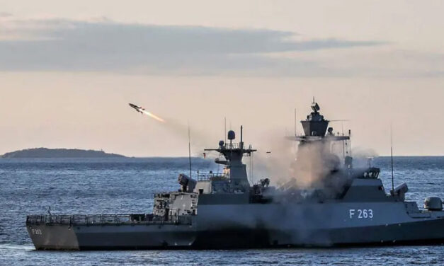 First German RBS 15-shot against land target