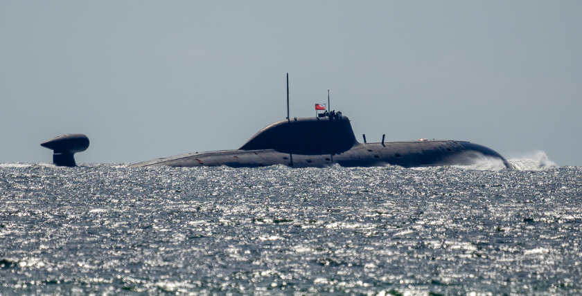 Russian submarine WEPR of the AKULA II class, photo: Michael Nitz