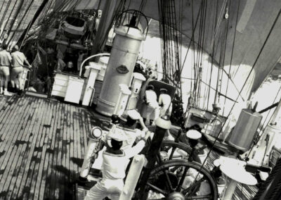 Hart am Wind - 38. AAR Gorch Fock Jul/Aug 1971. Foto: A. Stephenson