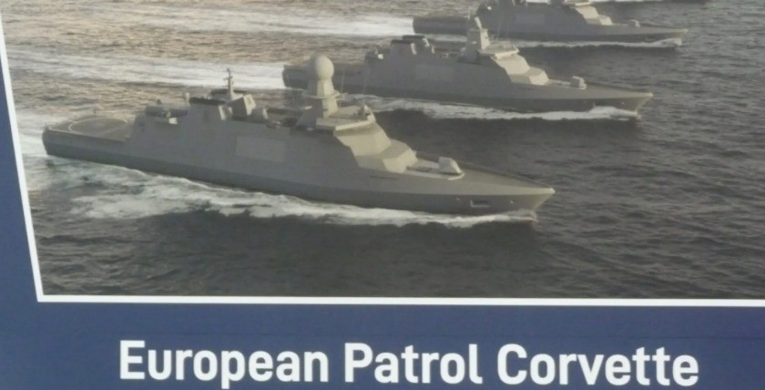 Artist Impression der European Patrol Corvette. Foto: hum