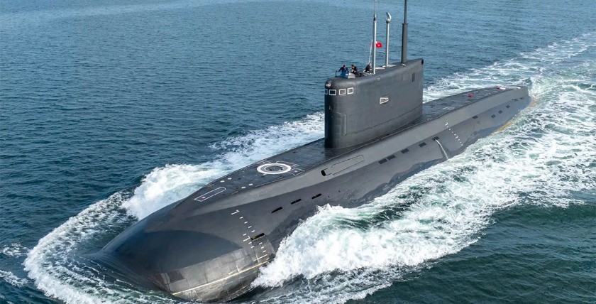 Konventionelles U-Boot der russischen Kilo-II-Klasse "Magadan". Foto: Michael Nitz