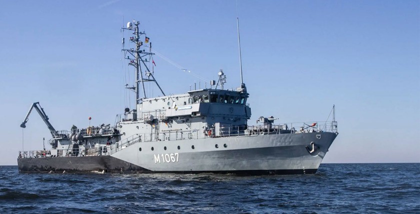 Tauchereinsatzboot 1067 Bad Rappenau. Foto: Bundesehr/Marcel Kröncke