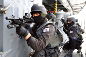 Boardingübung südkoreanischer Kampfschwimmer, Foto: Südkoreanische Marine