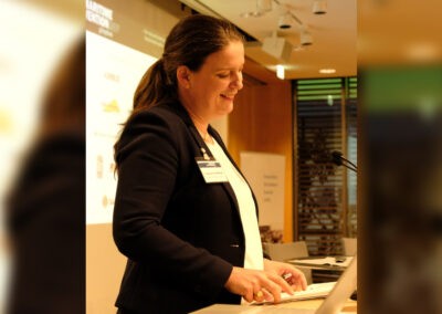 Dr. May-Britt Stumbaum auf der Maritime Convention des DMI