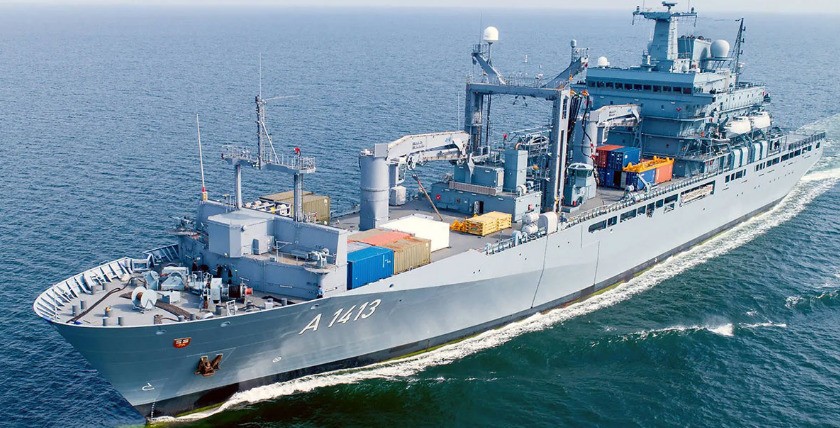 Einsatzgruppenversorger "Bonn" der Berlin-Klasse. Foto: Michael Nitz