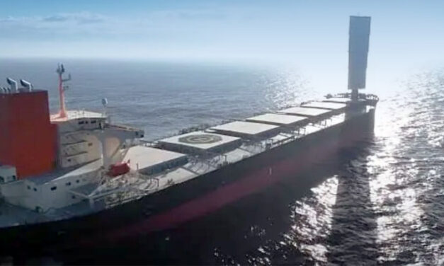 Neue Antriebe: Massengutfrachter mit „Hard Sail“ unterwegs