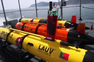 Die dänischen Minenjäger der Holm-Klasse werden mit den 2,3 m langen LAUVs ausgerüstet, Foto: Dänische Marine