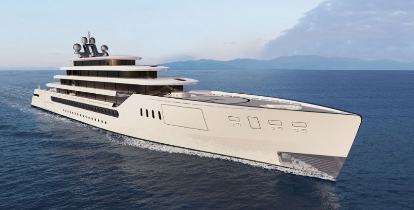 Das Konzept One 50 der Meyer Werft beeindruckt durch seine Größe, Grafik: Meyer Werft