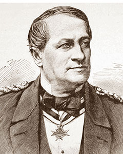 PRINZ ADALBERT VON PREUßEN, Abbildung aus: Reinhold von Werner, Das Buch von der Deutschen Flotte, 1889 