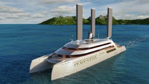 Hingucker auf der Monaco Yacht Show: Projekt Albatross der Lloyd Werft, Foto: Lloyd Werft