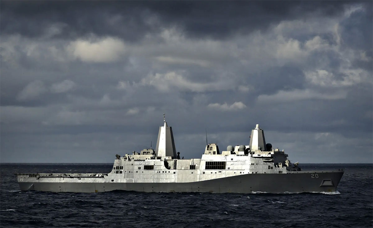 Amphibious Transport Dock Ship USS Green Bay (LPD 20). Foto: U.S. Navy/D.Barker