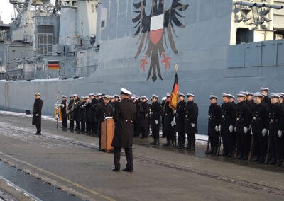 Speech by the commander FKpt Röckl, Photo: Holger Schlüter