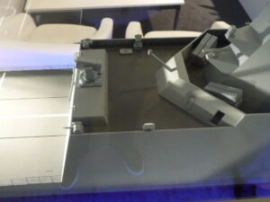 F126, heckseitige Kante des Hangars. Foto: hum